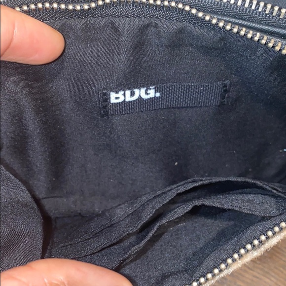 COPY - Black Faux leather purse with leopard fur - Picture 5 of 7